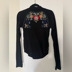 Free People floral long sleeve